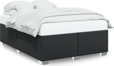 Immagine prodotto di Maison Exclusive - Letto in ecopelle nera 160x200 cm