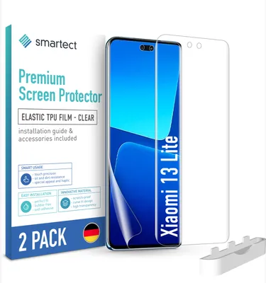 Produktbild von 2x TPU Schutzfolie Klar für Xiaomi 13 Lite Displayschutz Panzerfolie Bildschirm