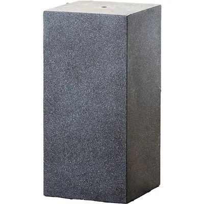 Produktbild von HEISSNER Terrassenbrunnen-Sockel Quader 39 x 39 x 68 cm Schwarz