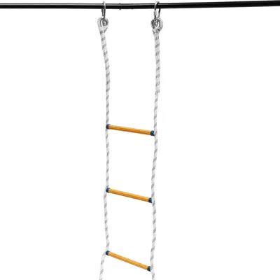Image de Portable Echelle de secours Echelle d'évacuation Echelle d'incendie 6m +2*crochets