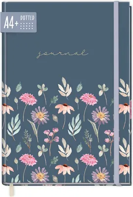 Produktbild von paper&you Journal / A4+ / dotted / Flying Flowers / Häfft-Verlag