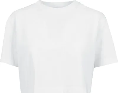 Productafbeelding van Urban Classics dames crop top, model Osnee, kleur wit, maat L