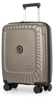 Immagine prodotto di HAUPTSTADTKOFFER Kotti - Valigia da cabina 55x40x20 cm con trolley a 4 ruote, bagaglio a mano leggero, valigia per viaggi brevi con capacità di 10 kg, robusta scocca rigida in PP, TSA, color champagne