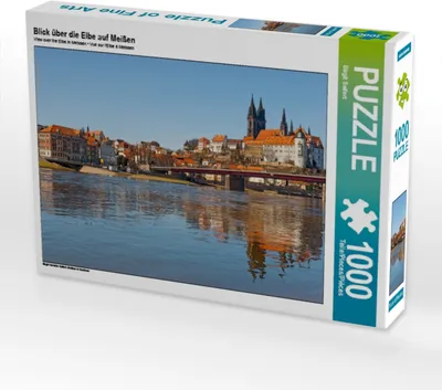 Produktbild von Calvendo Blick über die Elbe auf Meißen 1000 Teile Puzzle quer 640x480mm, Seifert Birgit; 7389318