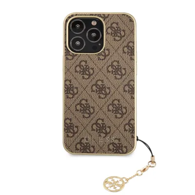 Produktbild von Guess, Hülle für iPhone 13 Pro Edition 4G Charm mit Anhänger, Braun