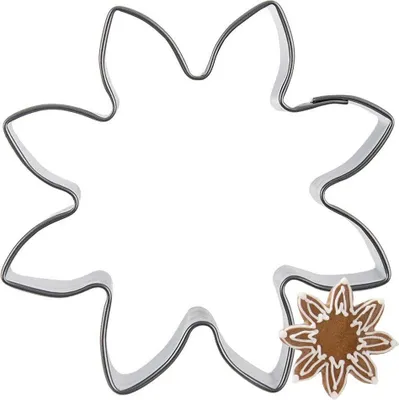 Produktbild von Ausstechform Blume aus Stahl 6 cm