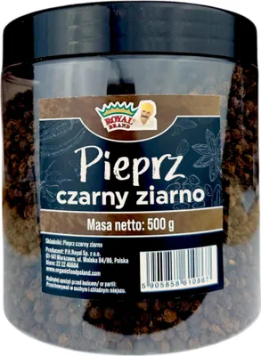 Immagine prodotto di Pepe nero aromatizzato al cumino in barattolo riutilizzabile 500G classe 1