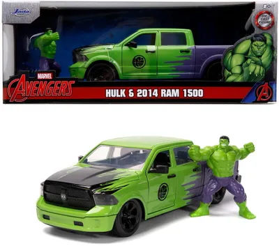 Produktbild von Jada Marvel Hulk 2014 Ram 1500 1:24