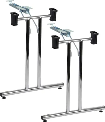 Produktbild von Klappgestell für Tisch, Schreibtisch SC-921, für Büro, Hotel, Restaurant, Breite 59 cm, Höhe 72,5 cm, verchromt