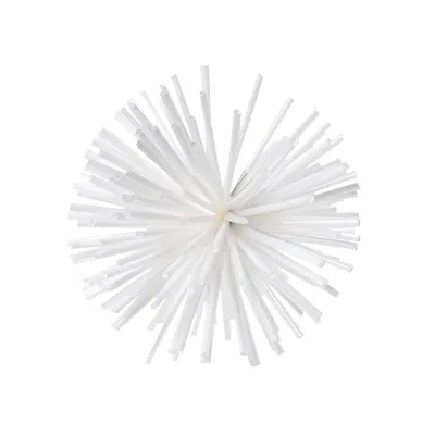 Produktbild von Weihnachtsbaumdeko Stern Anhänger Baumschmuck Christbaumkugeln ø 8cm , Farbe:weiss