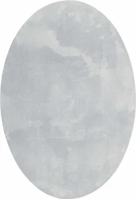 Image de vidaXL Tapis ovales HUARTE Gris 160 x 230 cm 100 % polyester
