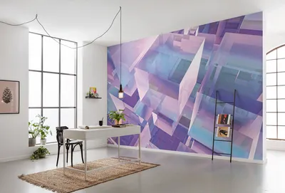 Produktbild von Digitaldruck Vlies Fototapete - Holographicubical - Größe 350 x 250 cm