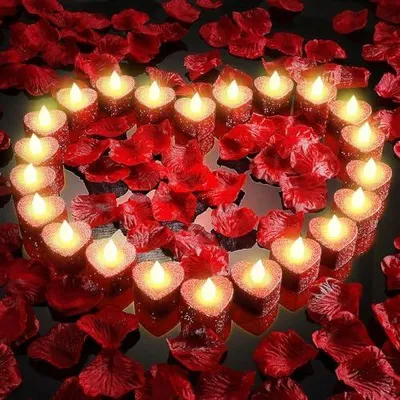 Produktbild von Herz-Dekoration (24Stück) - Romantische Deko für Valentinstag & Hochzeit