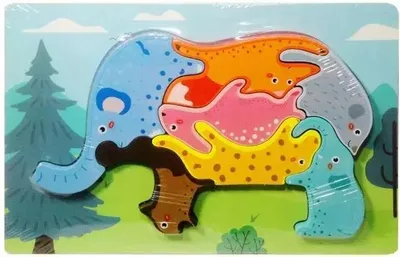 Zdjęcie produktu dla Puzzle drewniane, zwierzątka