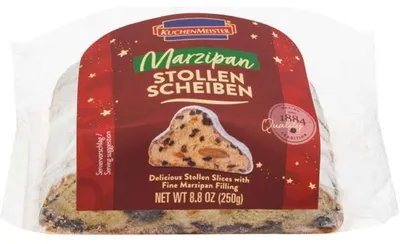 Zdjęcie produktu dla KuchenMeister – krążki stollenu z marcepanem, 250 g