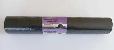 Image de Sacs poubelle 120 L 70*110 noirs 25 pièces - An 120L/25Cz