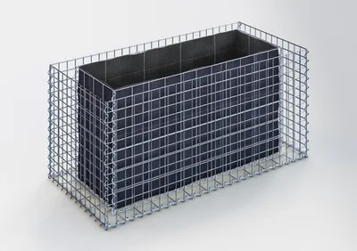 Produktbild von Hochbeet eckig 130 cm x 60 cm x 60 cm (L x H x T), Maschenweite 5 x 5 cm, Wandstärke 10 cm
