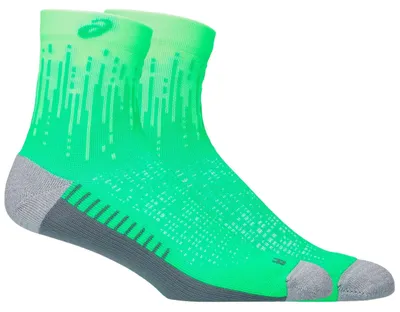 Productafbeelding van Sokken Asics Performance Run Quarter "Verde Fluorescente" voor Uni