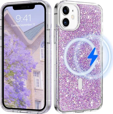 Obrázek produktu pro Pouzdro pro Apple iPhone 11, lesklé, růžové, s pevnou zadní stranou