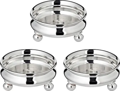 Produktbild von EDZARD Schälchen auf Füßen Santa 3er Satz Ø 8 cm