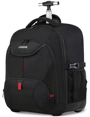 Image de Sac à dos de voyage avec roulettes, pour ordinateurs portables jusqu'à 17 pouces
