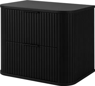 Produktbild von Badezimmerschrank, Schwarz, Schwarze Griffe, 41, 5 x 60, 4 x 51, 7 cm