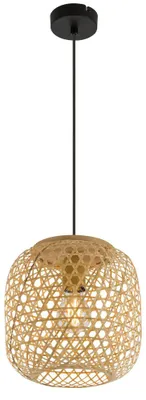Produktbild von Hängeleuchte, Bambus-Geflecht, natur, 23 cm
