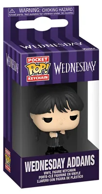 Zdjęcie produktu dla Funko POP Keychain Wednesday Wednesday Addams Figurka Kolekcjonerska
