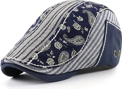 Obrázek produktu pro Stylový pánský baret KA-26128 v modré barvě KP26128