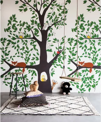 Produktbild von Fototapete 557756 Tapete Kinderzimmer 200 x 280 cm Rasch Onszelf Stories Beige Braun
