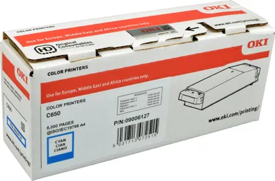 Produktbild von OKI 09006127, 6000 Seiten, Cyan, 1 Stück(e)