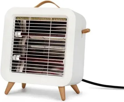 Produktbild von Elektrische Mini Infraroodverwarmer für Büro oder Schlafzimmer, handliche Raumheizung für kleine Räume.