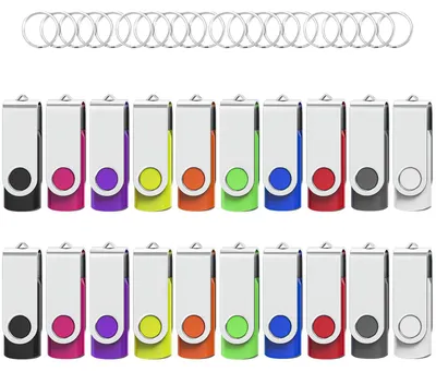 Obrázok produktu pre Omgoods - USB kľúčenky, 2 GB, 20 kusov - Prenosné flash disky na ukladanie dát