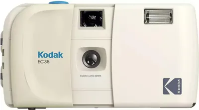 Imagen del producto de Cámara de película Kodak EC35, color blanco vainilla