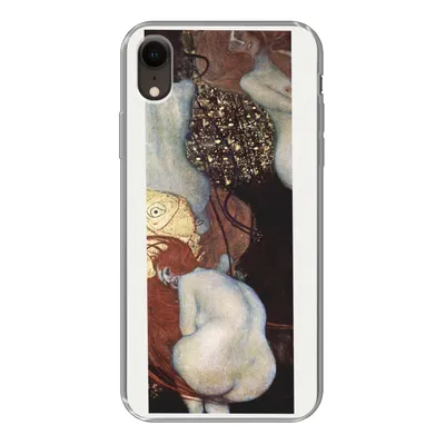 Produktbild von MuchoWow® Handyhülle Schutzhülle Hülle für iPhone XR Goldfisch - Gustav Klimt Silikon Softcase Handy Hülle - Schutzdeckel