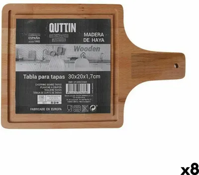 Obrázek produktu pro Servírovací prkénko s rukojetí 30 x 20 x 1,7 cm (8 kusů)