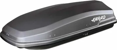 Produktbild von Farad Dachbox TORPEDO 400L in schwarz matt (Schnellbefestigung)