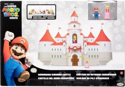 Produktbild von Jakks Pacific Super Mario Movie Mashroom Kindom Schloss Peach