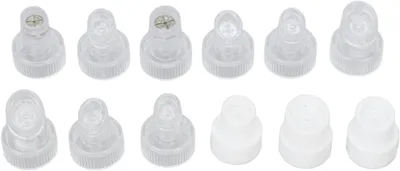 Obrázok produktu pre Mikrodermabrazívne nadstavce 12 ks, ABS a silikón, starostlivosť o tvár