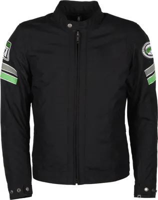 Image de Veste textile pour moto Helstons Elron, noir/gris, S