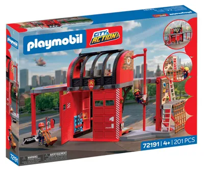 Immagine prodotto di PLAYMOBIL, Stazione dei pompieri grande