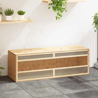 Image de vidaXL Terrarium en bois composite 144x46x48 cm