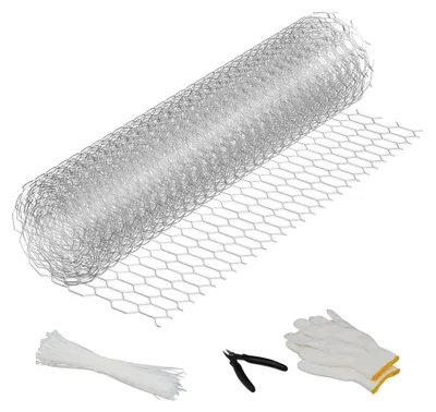 Zdjęcie produktu dla Ocynkowana siatka druciana, 15 x 25 mm, cięta na wymiar