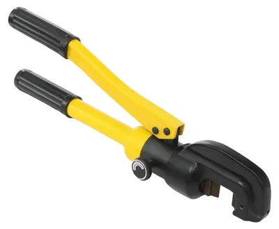 Produktbild von Hydraulischer Bewehrungsschneider - Bolzenschneider SC-16 - 8 t Schneidkraft - 4–16 mm Stahlstangen - 42 cm Länge - 12-Chrom-Klinge - gelb