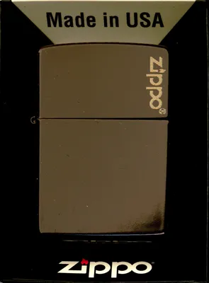 Obrázek produktu pro Zapalovač ZIPPO BROWN MATTE LOGO 60005215