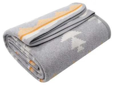 Imagen del producto de Manta de lana merino para camping, cálida y lavable, de 200x160 cm