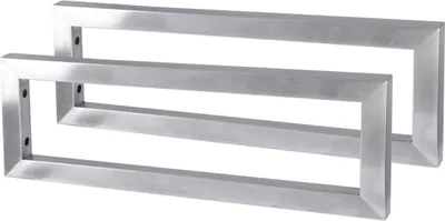 Obrázek produktu pro Bc-elec - CMD055 2 držáky z kartáčované nerezové oceli pro upevnění toaletní desky, držák pro umyvadlo 55*15*3cm, držák pro policový nábytek.