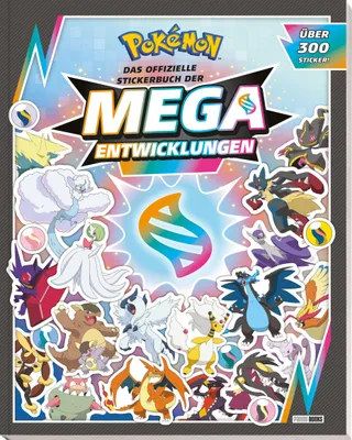 Produktbild von Pokémon: Das offizielle Stickerbuch der Mega-Entwicklungen