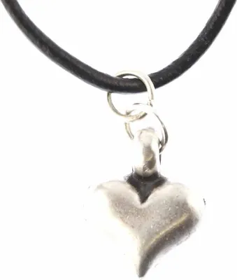 Produktbild von Herz Kette Love Halskette Miniblings Herzkette Valentinstag Liebe Lederband