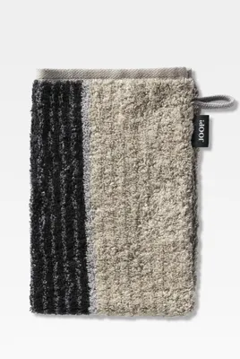 Produktbild von JOOP! Waschhandschuh Signature Farbe graphit Größe 16x22cm